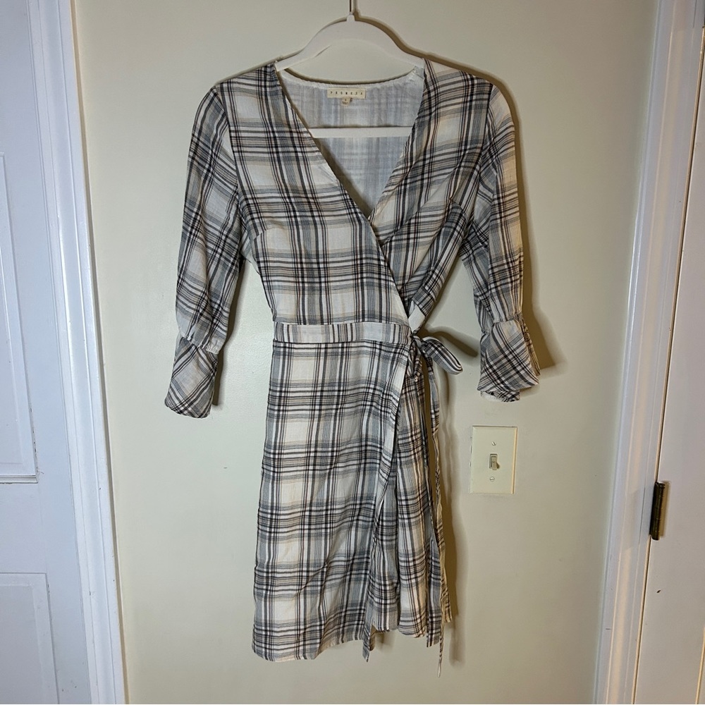 Promesa Cotton Wrap Dress
